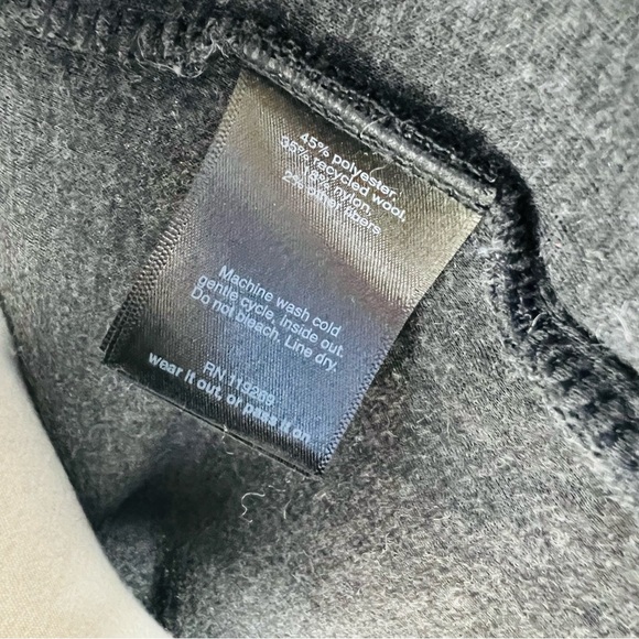 Nau Randygoat Black Charcoal Shearling Zip-Up Jacket - Picture 12 of 12